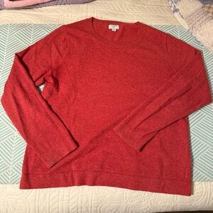 JCrew Women’s Teddie Rust Sweater XL
